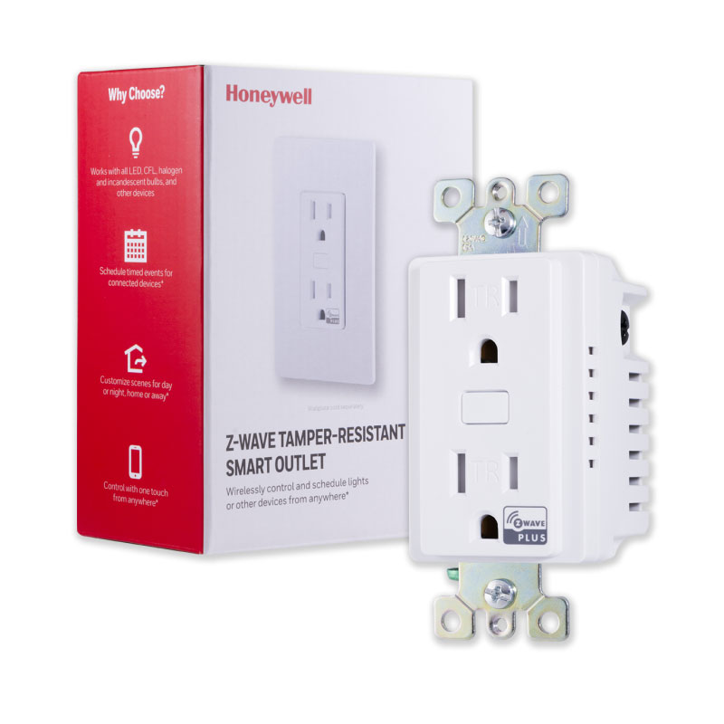 Z-Wave In-Wall Smart Outlet